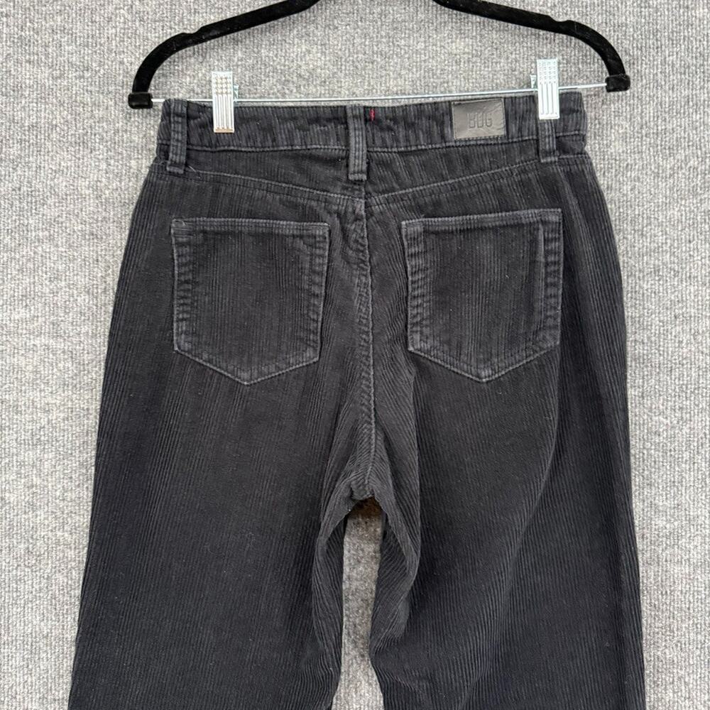 BDG Urban Outfitters Womens High Rise Mom Corduroy Pants Size 26 Black Tapered - Picture 5 of 11